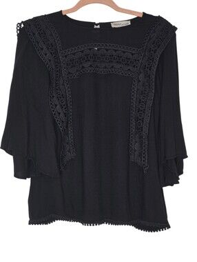Gibson Latimer black blouse